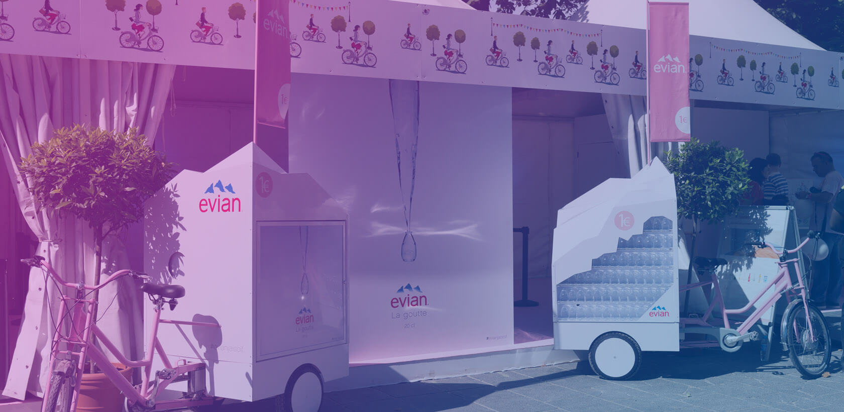 Evian Street Marketing - Globe Events Marketing