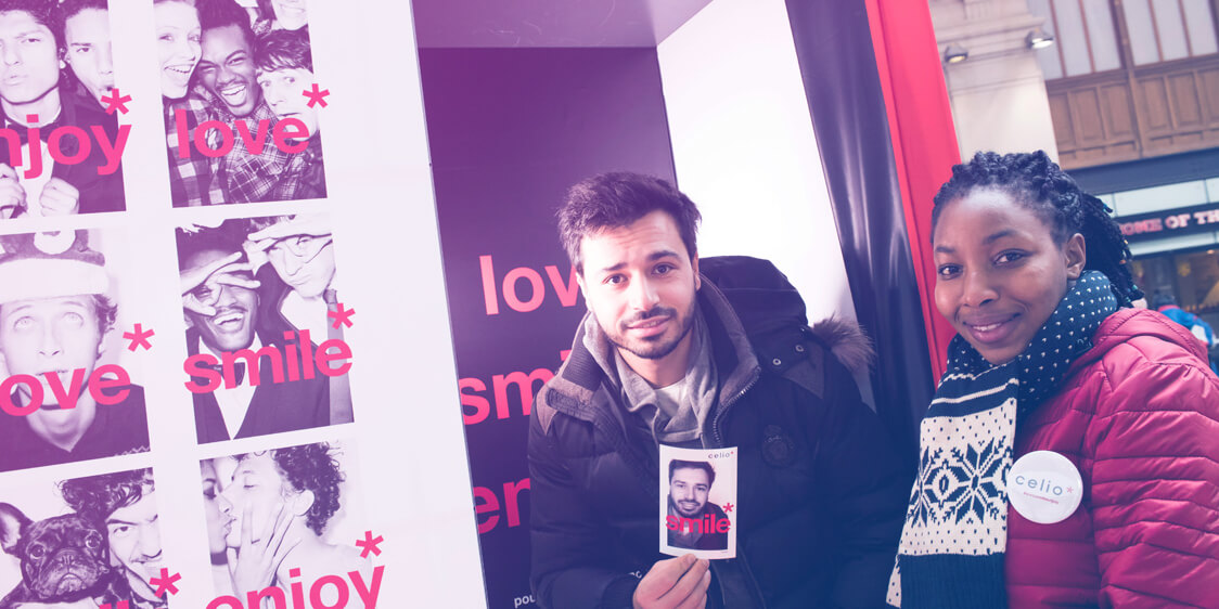 Celio #LOVESMILEENJOY - Pop'Up Store Evénementiel