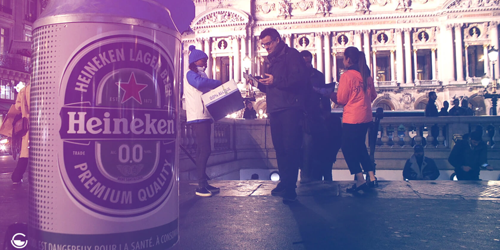 Street Marketing Heineken 0.0 - Activation Globe